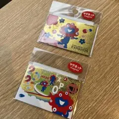 ミャクミャク　黄金マグネットシート(2種)☆大阪関西万博公式