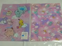 ポケモン☆イッツデモ クリアファイル ピカチュウ マホイップ ミュウ
