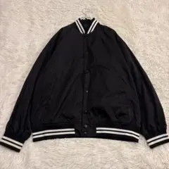 m1051 GU オーバーサイズバーシティジャケット L スタジャン ブラック