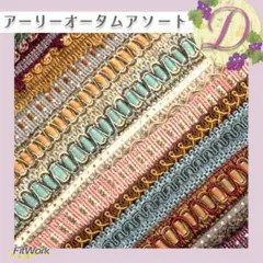 【計20ｍ以上】 Ⓓ ブレード アーリーオータムアソート セット 手芸 リメイク
