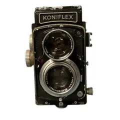 動作確認済み◎コニカ KONIFLEX 2型 二眼レフ フィルムカメラ #94 KONICA MINOLTA - 動作確認済み◎コニカ KONIFLEX 2型 二眼レフ