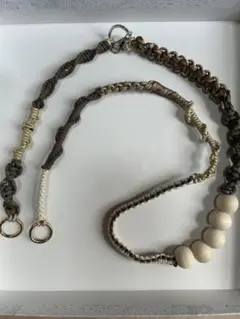パラコード ベージュ スマホショルダー