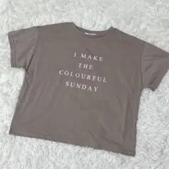 【c5325】GRL Tシャツ 半袖　ブラウン　カジュアル