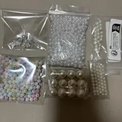 ビーズまとめ売り　パール