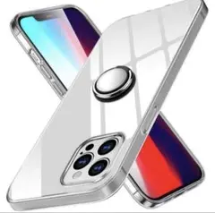 ラスト1点❣ iPhone 12 Pro Max ケース 透明 リング付き