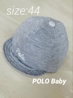 POLO Baby ベビー帽子 グレー