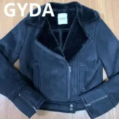 GYDA★フェイクムートンライダースジャケット★ブラック