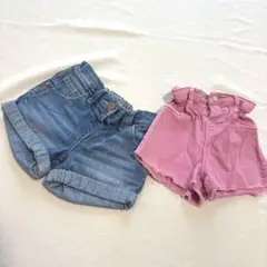 ショートパンツ　2枚セット　ZARA NEXT 104cm
