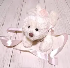 ハンドメイド購入品　大人使用可　しろくまショルダーポシェット　ロリータ