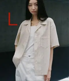EMBROIDERY SHEER WASHER SHIRT Ｌサイズ