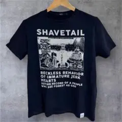 AZUL 黒Tシャツ (SHAVETAIL ロゴ＆インカ風デザイン)