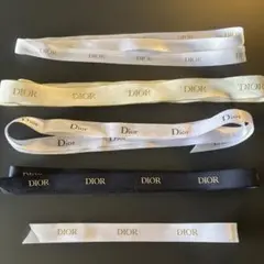 Dior ロゴサテンリボン 5セット