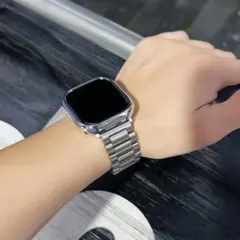 AppleWatch メタル調バンド アップルウォッチ 交換ベルト 時計バンド