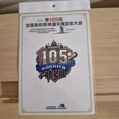 第105回全国高校野球選手権記念大会アイテム　下敷き　公式購入　未使用