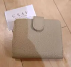 GRAV ベージュ 二つ折り財布