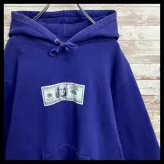 【20ss SUPREME】即完売品!! ドルプリント スモールロゴ パーカー