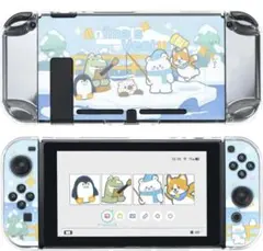 ニンテンドースイッチカバー　汚れ防止　動物の友達　傷防止　薄型　全面保護　ゲーム
