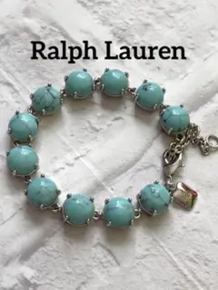 レア★ Ralph Lauren ユニセックス ターコイズブレスレット
