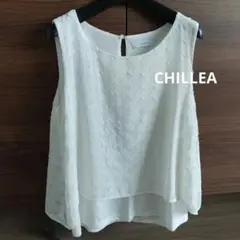 ◎美品◎ CHILLEA ノースリーブ レイヤードトップス