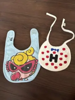 ヒステリックミニ　ミニチャン リバーシブル＆ベア　スタイ②枚SET