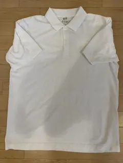 UNIQLO Lサイズ ホワイト ポロシャツ