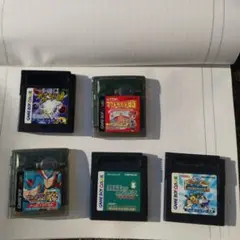 ゲームボーイカラーソフト５点セット