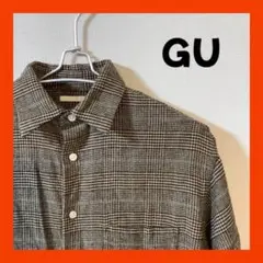 美品　GU ジーユー 定番チェックシャツ Sサイズ カジュアルシャツ