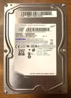 Samsung サムソン HD203WI（3.5インチ HDD 2TB）