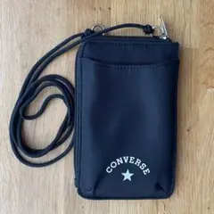 CONVERSE (コンバース) スマホショルダー ブラック