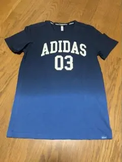 アディダス ユニセックス ブルー 半袖Tシャツ S