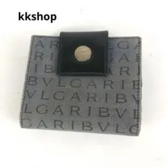 BVLGARI ブルガリ 二つ折り財布 ロゴマニア メンズ ブランド