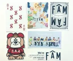 timelesz FAM 会場限定 ステッカー タム　タイムレス　シール６枚