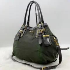 プラダ ショルダーバッグ トートバッグ ハンドバッグ 2way ロゴジャガード