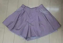 アクシーズファムスカパンキュロットベージュピンク