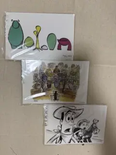 PIXAR ポストカード 3枚セット