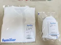 新品未開封　familiar ベビー肌着 60-70 ミトン