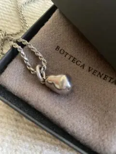 BOTTEGA VENETA/シルバーネックレス ドロップモチーフ