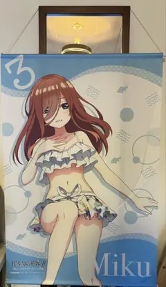 五等分の花嫁 水着タペストリー 中野三玖