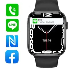 アップルウォッチバンド 7使用可能通話機能スマートウォッチレディースメンズ腕時計