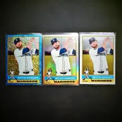 Chrome3枚セット★2025 Topps Heritage Haniger