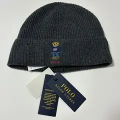 Polo Ralph Lauren グレー　ニット帽