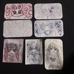 萌え絵 病み絵 ７枚セット