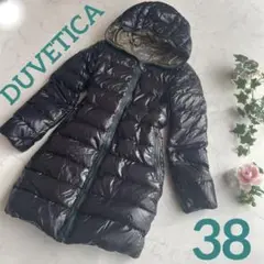 ✨美品✨♡DUVETICA♡ロングダウンコート ブラック 38 最高級軽量ダウン