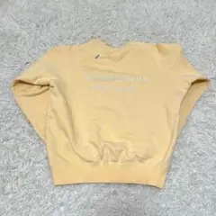 NON NON マドモアゼルノンノン　スウェット　トレーナー　イエロー