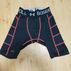 Under Armour スライディングパンツ ブラック/レッド
