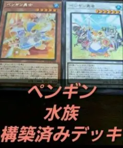 遊戯王【DM】　構築済みデッキ　55枚　ペンギン　水族　本格ガチ　デッキパーツ