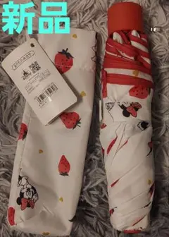 【新品】ミニー 折り畳み傘 ディズニーストア