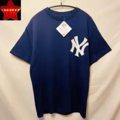 【majestic】MLB NYヤンキース 田中将大 Tシャツ 背番号 ネイビー