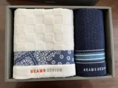 BEAMS DESIGN バスタオル.フェイスタオル各１枚セット 未使用