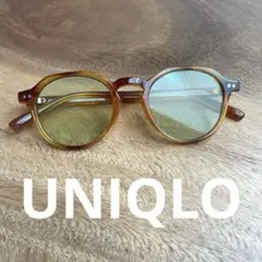 ユニクロ　UNIQLO　サングラス　クラウンパント　ブラウン　男女兼用